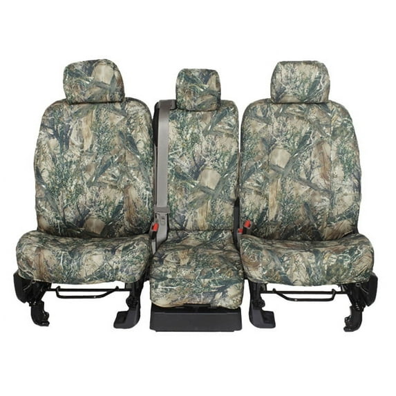 CalTrend Rear Solid Bench TRUETIMBER Seat Covers for 2013-2016 Dodge Dart - DG337-71KA MC2 Insert and Trim