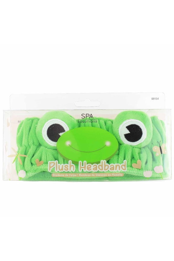 Cute Plush Animal Headbands, Green Frog
