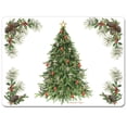 thumbnail image 1 of Cala Home "Our Christmas Tree" 4 Pack Decorative Hardboard Cork Back Tabletop Placemats, 1 of 7