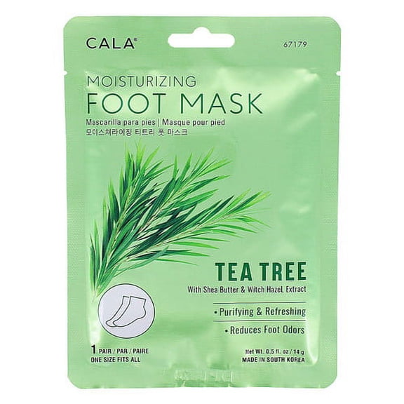 Cala Moisturizing Foot Mask: Tea Tree