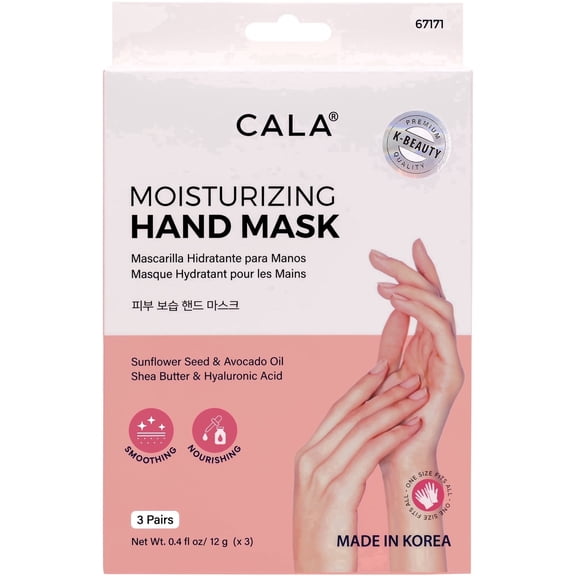 CALA MOISTURIZING HAND MASK GLOVES (3 PAIRS)