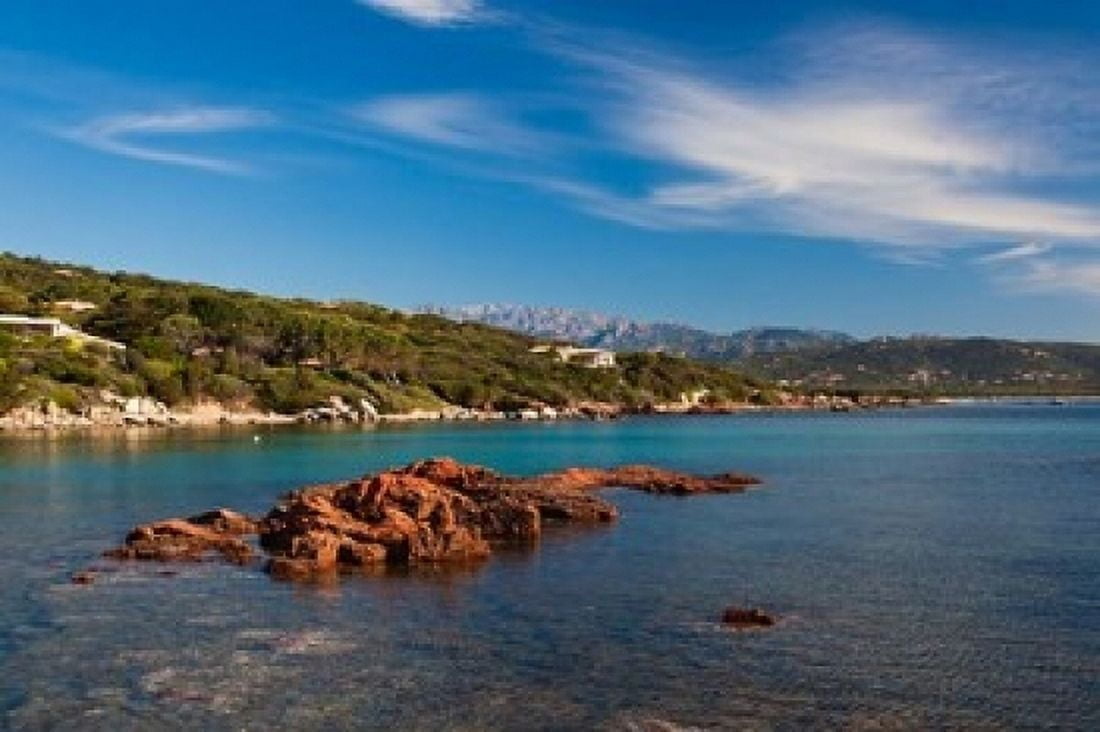 Cala Rossa Beach France Canvas Art - Walter Bibikow DanitaDelimont (36 x 24)