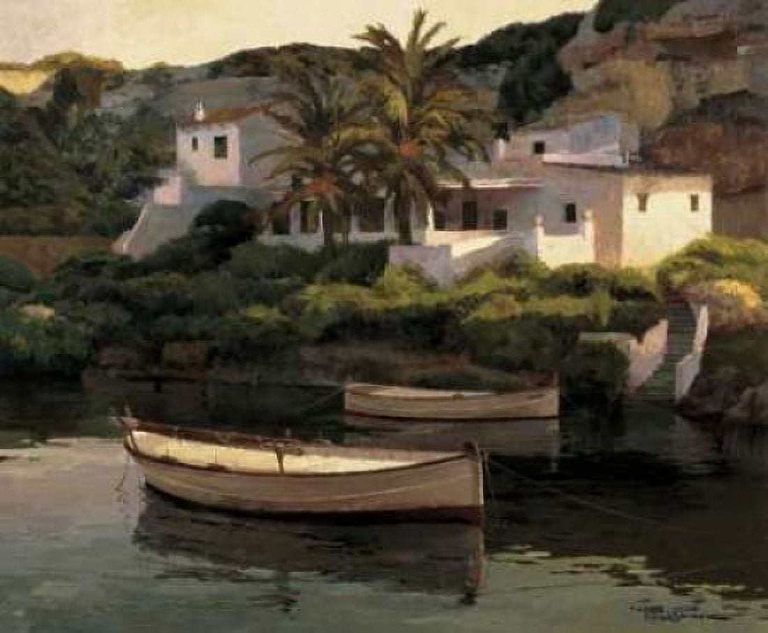 Cala San Esteban Canvas Art - Poch Romeu (20 x 24)
