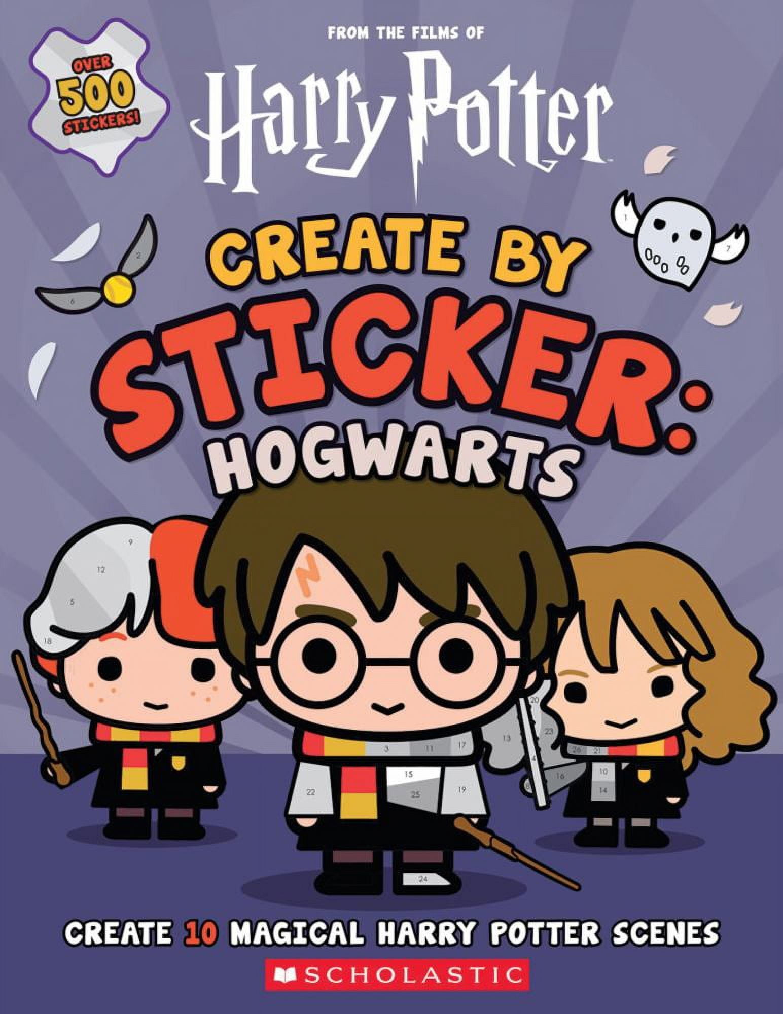 Cala Spinner: Harry Potter: Create by Sticker: Hogwarts (Hardcover)