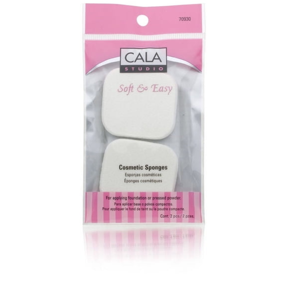Cala Cosmetic sponges square 2 count, 2 Count