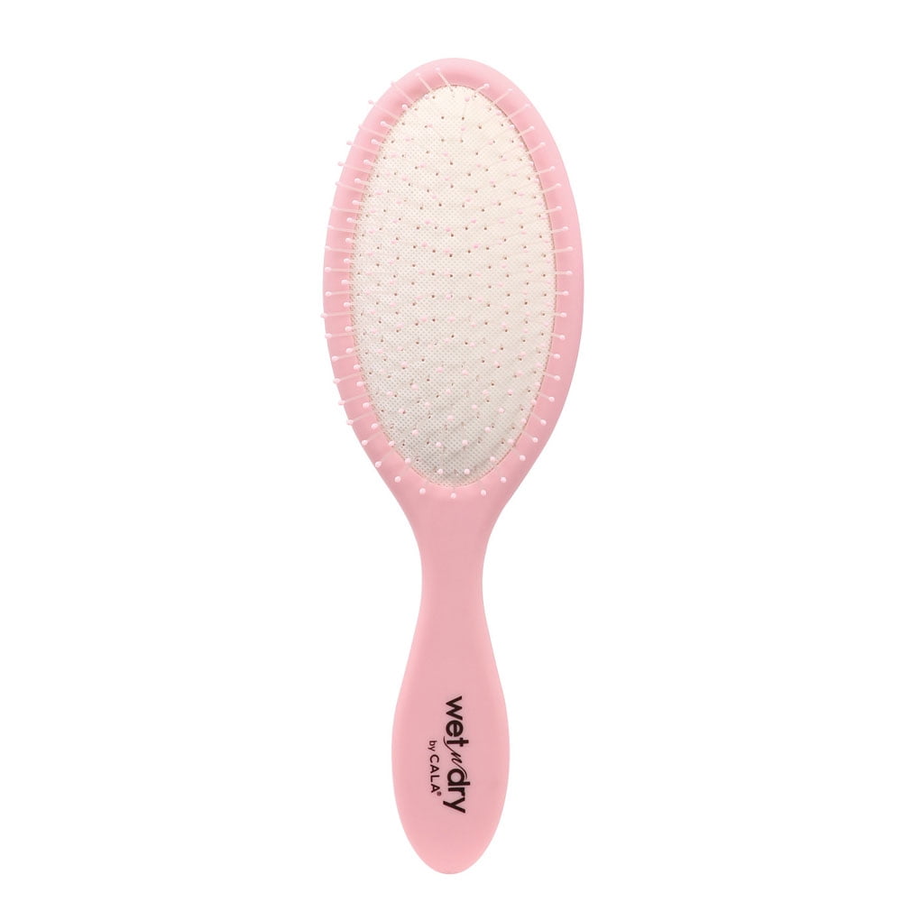 Cala Wet-N-Dry Detangling Hair Brush (Blush)