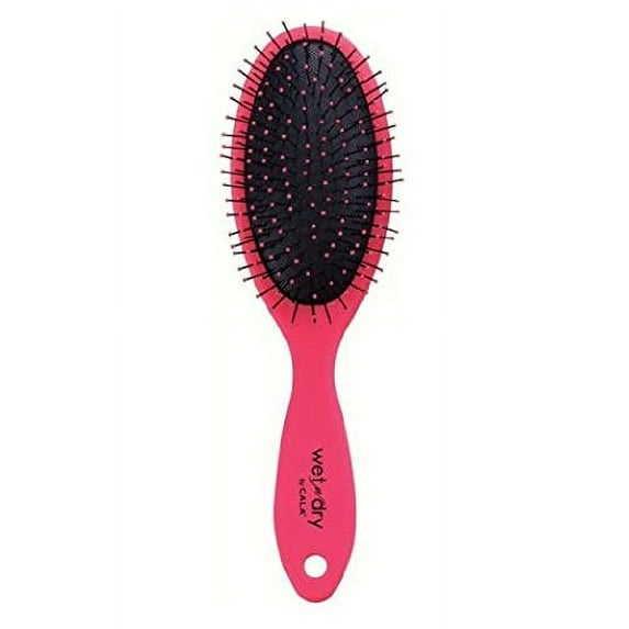 Cala Wet-N-Dry Detangling Hair Brush - Pink