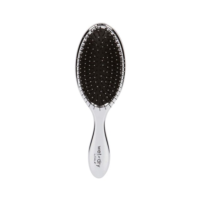 Cala Wetndry metallic silver hair brush