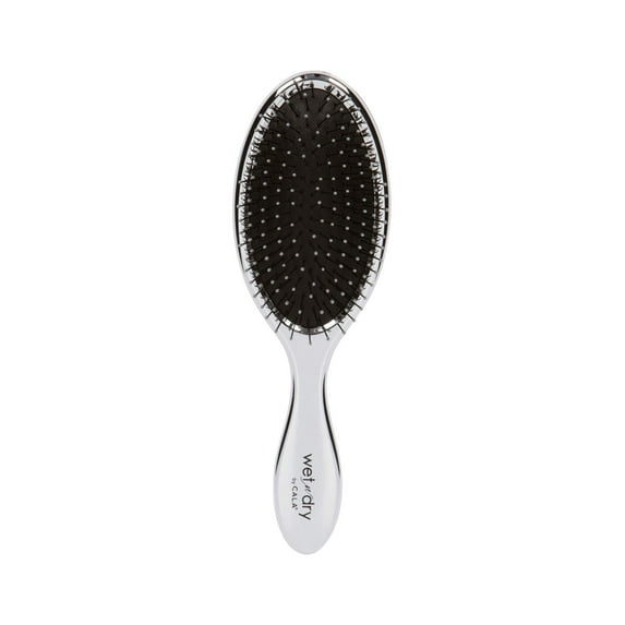 Cala Wet-n-dry metallic silver hair brush