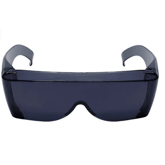 Calabria Cover-Ups Black Fit Over Sunglasses For People Who Wear Prescription Glasses in the Sun in Smoke Grey