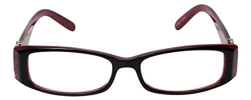 Calabria 840 Techno Optical Anti-Reflective Lens Reading Glasses &Case Red+3.25