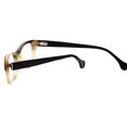 thumbnail image 1 of Calabria Elite Series Buffalo Horn Designer Reading Glasses CEBH117 in Tan Horn & Black +3.00, 1 of 4