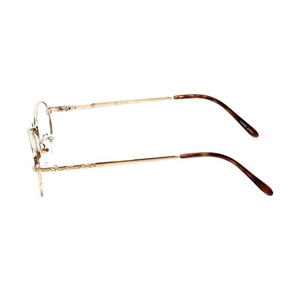 Calabria Flex Collection Designer Eyeglasses FL-30 in Gold 48mm DEMO LENS