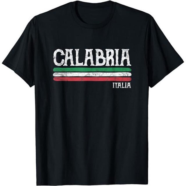 Calabria Italy Italia Souvenir Italian Flag Calabrian Classic TShirt