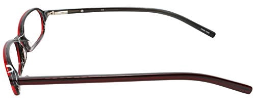 Calabria Viv 721 Designer Reading Glasses in Red-Black ; +3.00