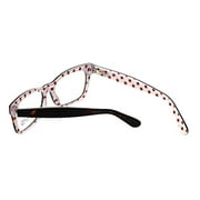 Calabria Viv 870 Designer Reading Glasses in Demi-White +1.50