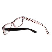 Calabria Viv 870 Designer Reading Glasses in Demi-White +3.00