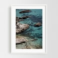 thumbnail image 1 of Calabria coast - Capo Vaticano Calabria Italy Photography Seascape Coast Ocean Beach Nature Aquatic Minimalist White Framed Wall Art Print 20 x 30 inches, 1 of 3
