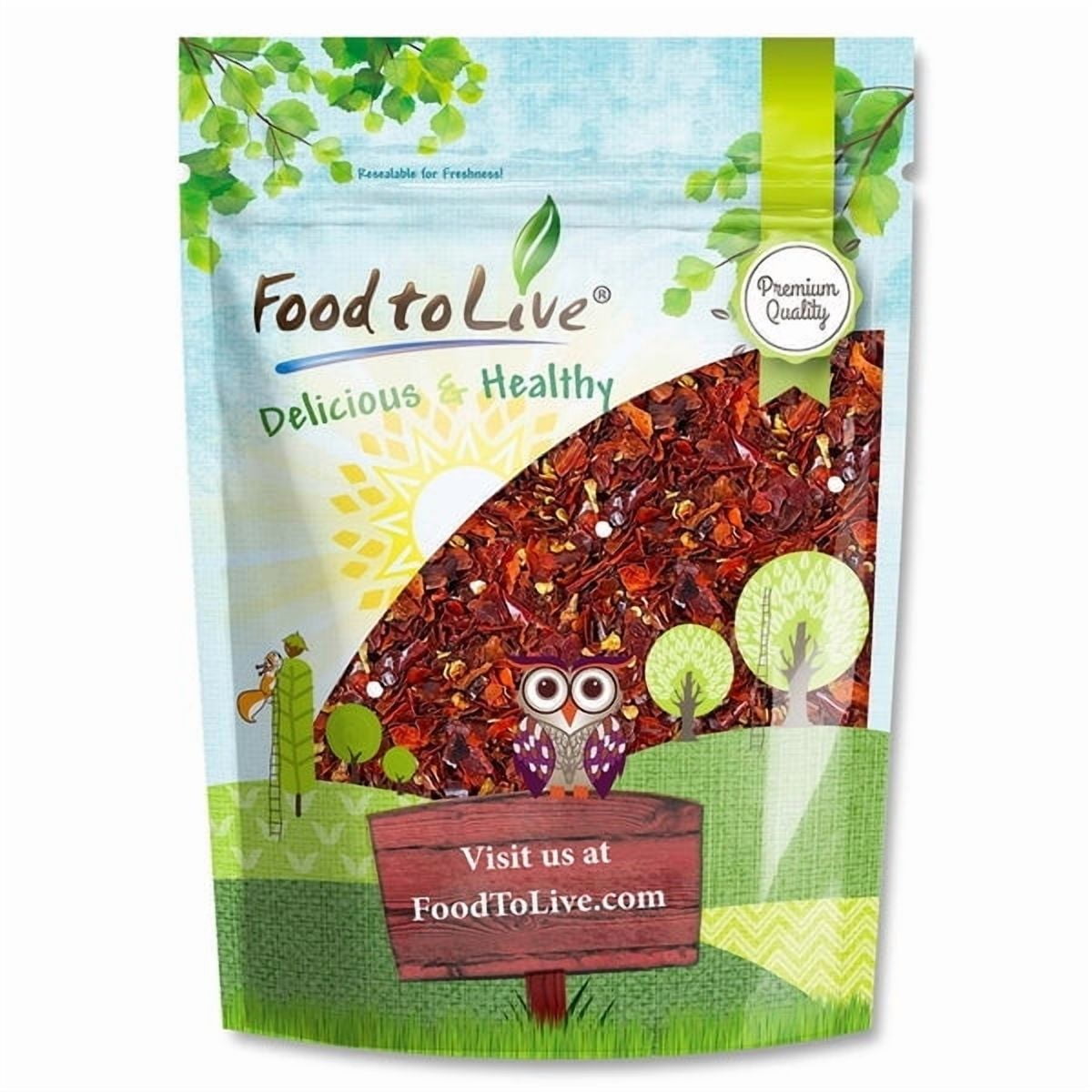 Calabrian Hot Chili Pepper Flakes, 10 Ounces – Vegan, Kosher, Bulk – by Food to Live