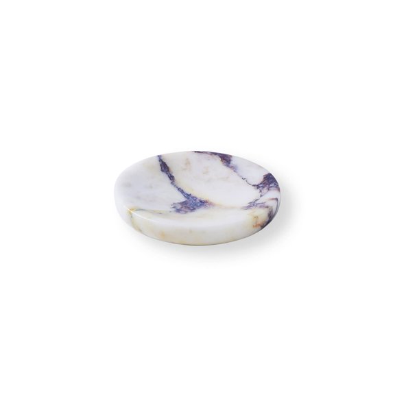 Calacatta Viola 4" R Marble Decorative Plate