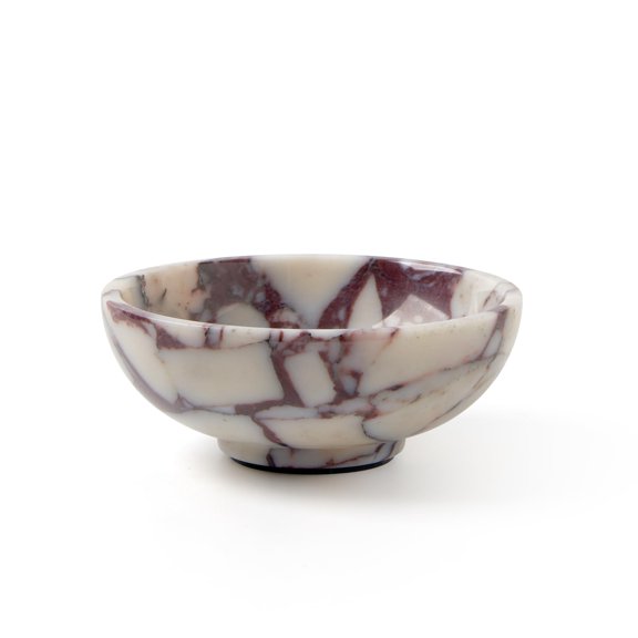 Calacatta Viola 5.9" Marble Catchall Bowl Home Decor