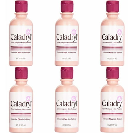 Caladryl Skin Protectant Lotion 6 oz (Pack of 6)