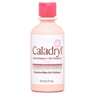 Caladryl Skin Protectant Lotion, Calamine + Itch Reliever, 6 fl oz.