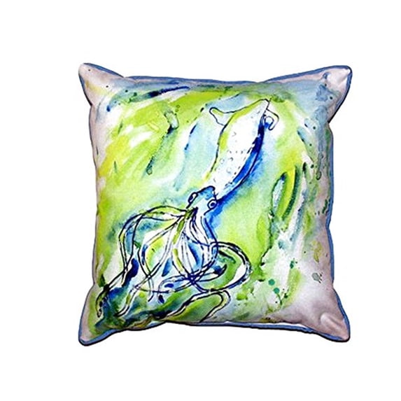 Calamari Large Indoor/Outdoor Pillow 18x18