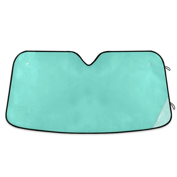 Calamine Blue Car Windshield Sun Shade Foldable Car Front Window Visor Heat and UV Protection 53x23.5