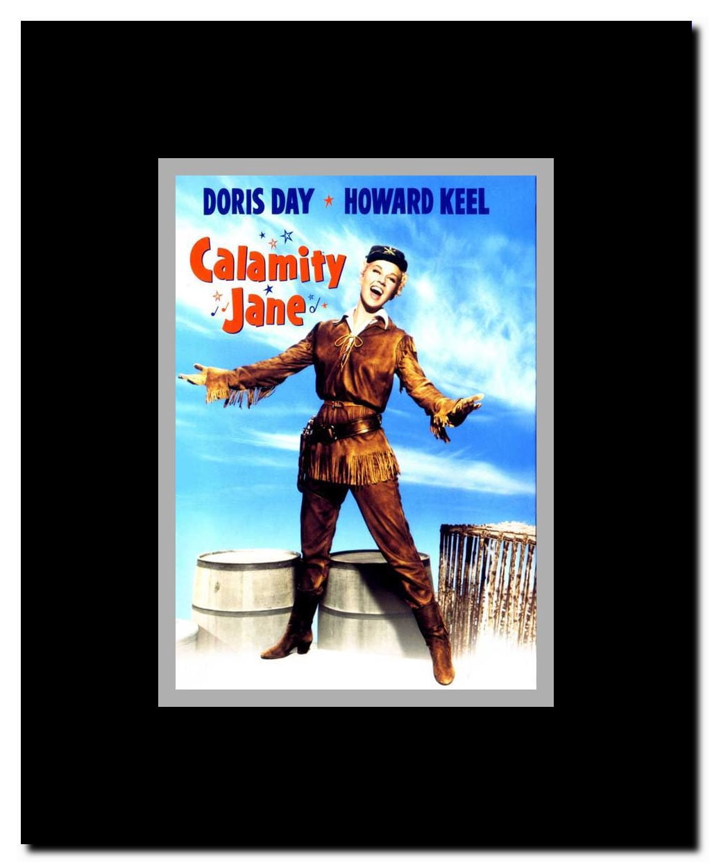 Calamity Jane Framed Movie Poster