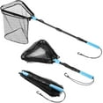 thumbnail image 1 of Calamus Foldable Triangle Fishing Net, Lightweight with Non-Slip Handle, 1 of 9