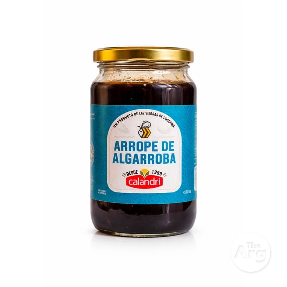 Calandri Arrope de Algarroba Natural Carob Fruit Syrup, Traditional Argentine Sweet Syrup, 430 g / 0.94 lb