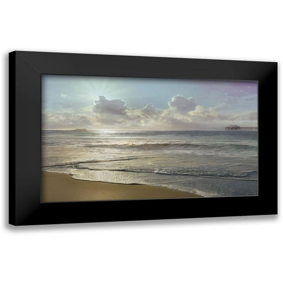 Calascibetta, Mike 14x10 Black Modern Framed Museum Art Print Titled - Westside Beach