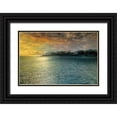 thumbnail image 1 of Calascibetta, Mike 14x11 Black Ornate Wood Framed with Double Matting Museum Art Print Titled - Mystic Island, 1 of 4