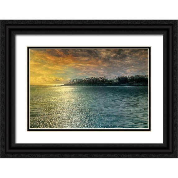 Calascibetta, Mike 14x11 Black Ornate Wood Framed with Double Matting Museum Art Print Titled - Mystic Island