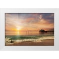 thumbnail image 1 of Calascibetta, Mike 14x11 White Modern Wood Framed Museum Art Print Titled - A Days Sail, 1 of 4