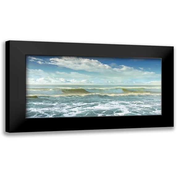 Calascibetta, Mike 14x9 Black Modern Framed Museum Art Print Titled - Surf Is Up