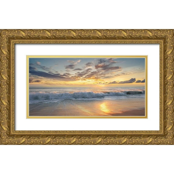 Calascibetta, Mike 14x9 Gold Ornate Wood Framed with Double Matting Museum Art Print Titled - Azio Island