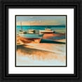 thumbnail image 1 of Calascibetta, Mike 15x15 Black Ornate Wood Framed with Double Matting Museum Art Print Titled - Shadow Boat I, 1 of 4