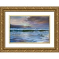 thumbnail image 1 of Calascibetta, Mike 18x13 Gold Ornate Wood Framed with Double Matting Museum Art Print Titled - Western Light, 1 of 4