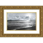 Calascibetta, Mike 24x16 Gold Ornate Wood Framed with Double Matting Museum Art Print Titled - Eastern Winds