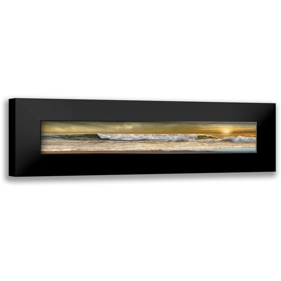 Calascibetta, Mike 24x7 Black Modern Framed Museum Art Print Titled - Home is Where the Beach Is