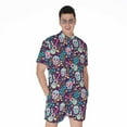 thumbnail image 1 of Calaveras Day Of The Dead Pattern Short Sleeve Men'S Rompers Casual Summer Jumpsuits Outfit, 1 of 4