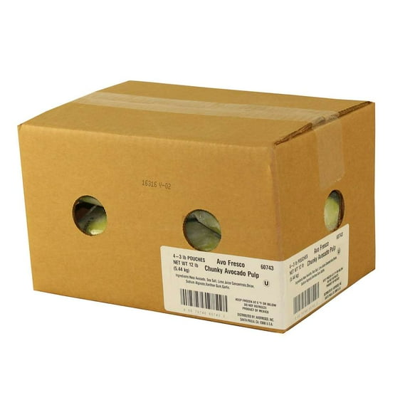 Calavo Chunky Fresco Avocado Pulp, 3 Pound - 4 per case.