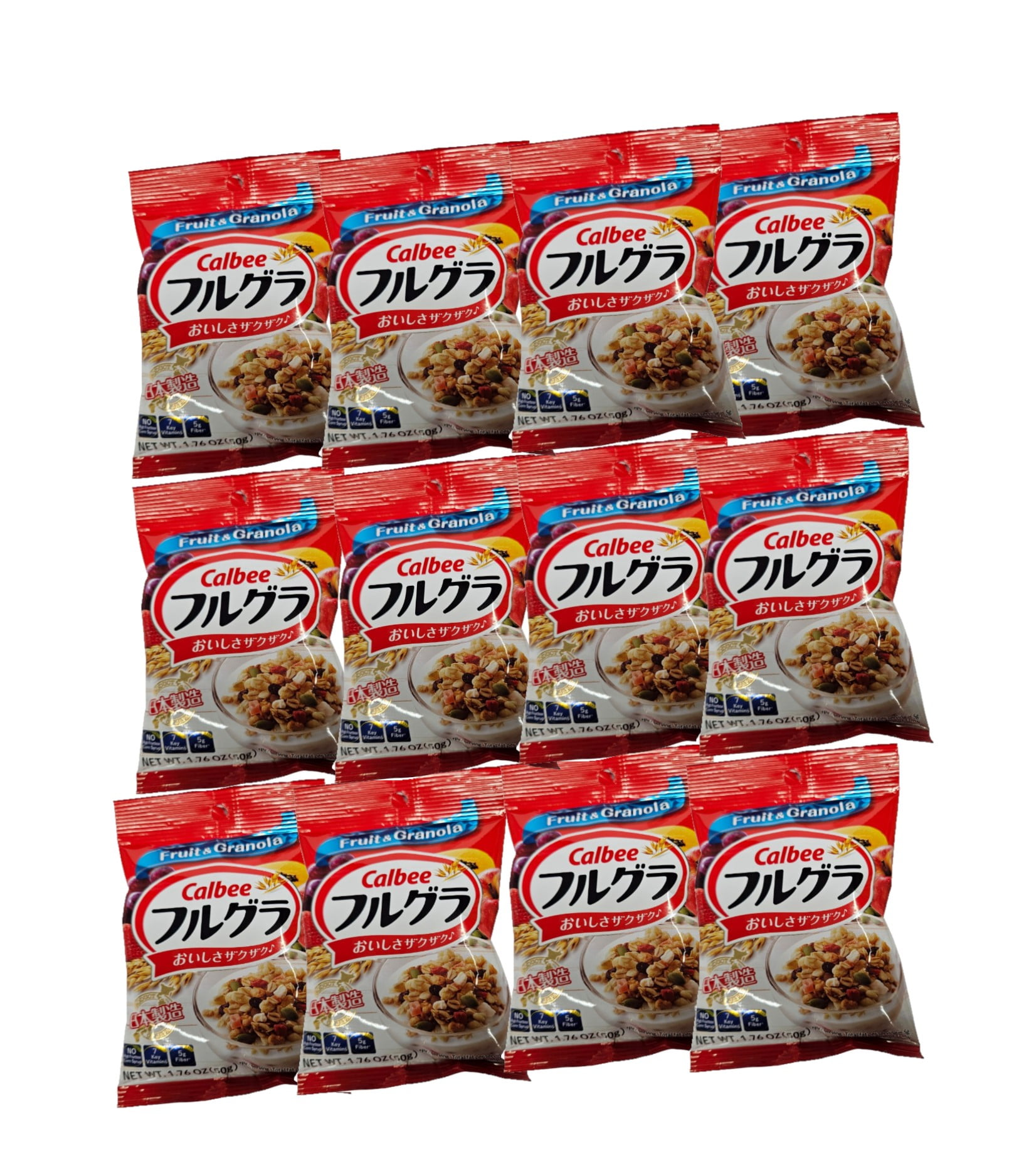 Calbee Fruit & Granola (Original, Reduced Sugar), Variery Size