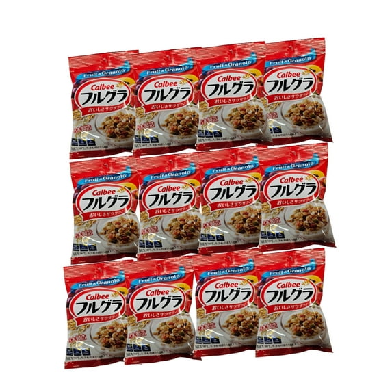 Calbee Fruit & Granola (Original, Reduced Sugar), Variery Size