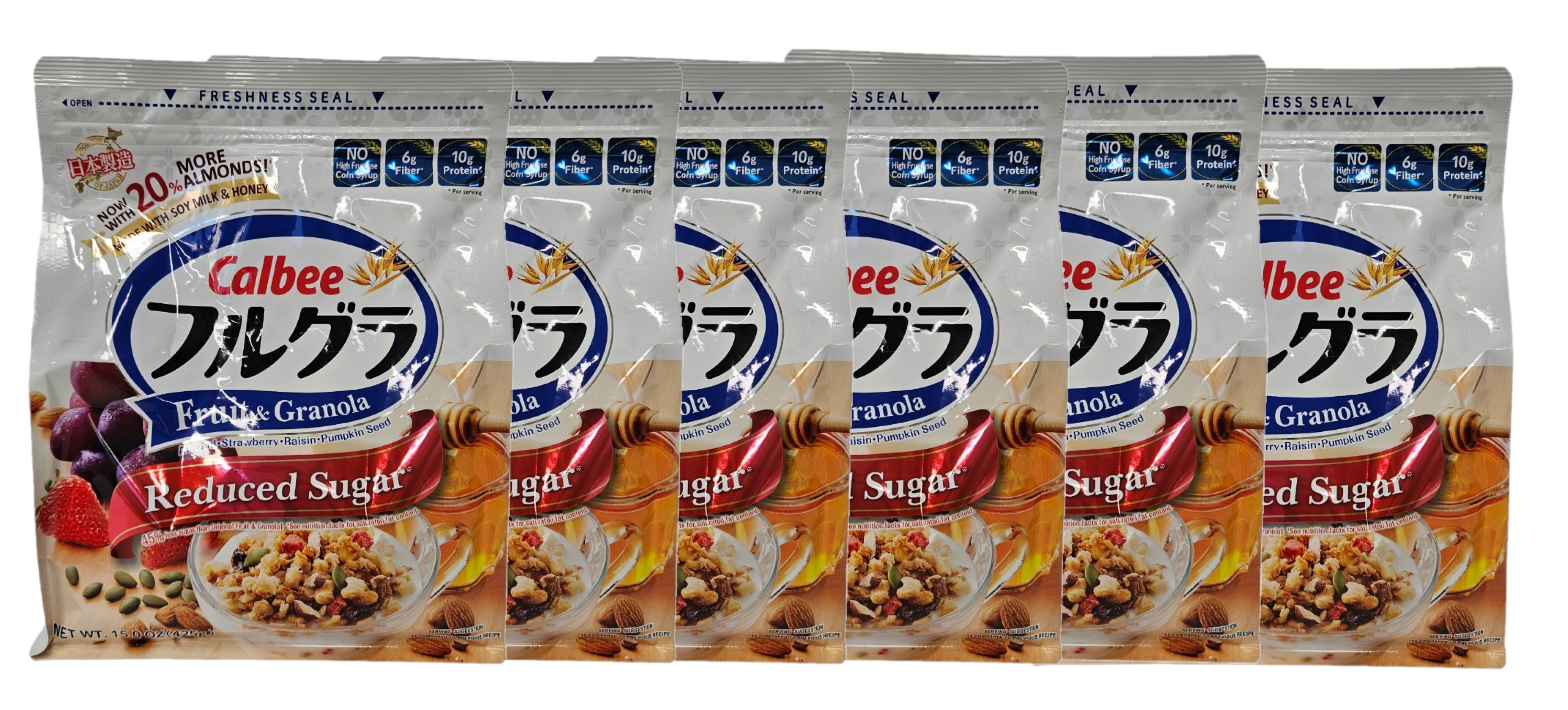 Calbee Fruit & Granola (Original, Reduced Sugar), Variery Size