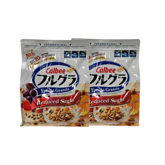 Calbee Fruit & Granola (Original, Reduced Sugar), Variery Size