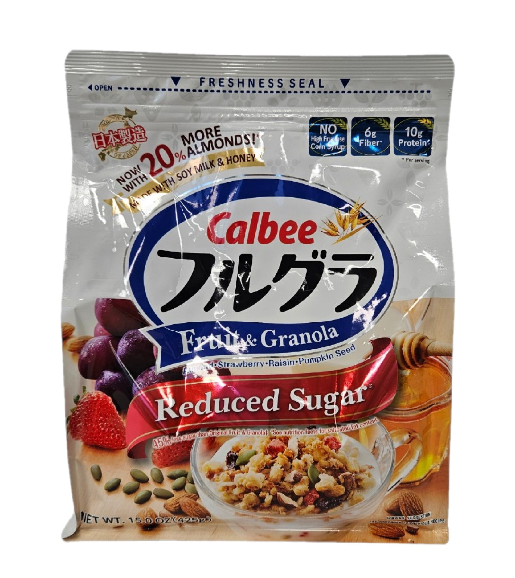 Calbee Fruit & Granola (Original, Reduced Sugar), Variery Size