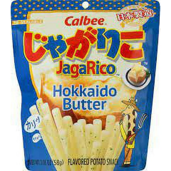 Calbee JagaRico Flavored Potato Snack; 58g; Hokkaido Butter